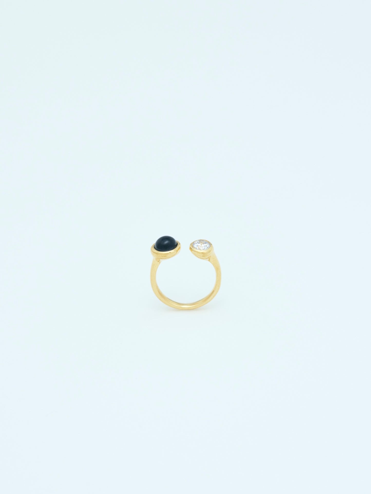 DROP TWIN RING | GOLD