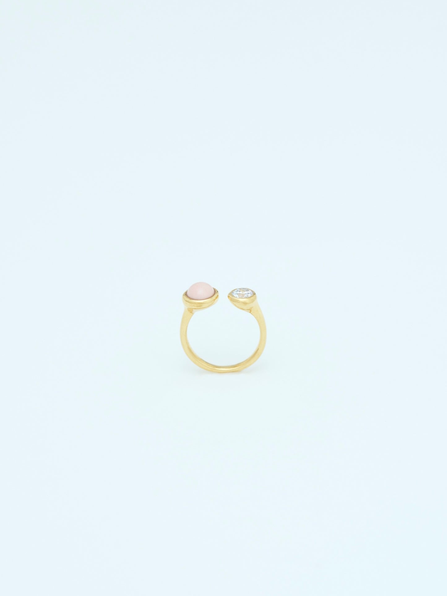 DROP TWIN RING | GOLD
