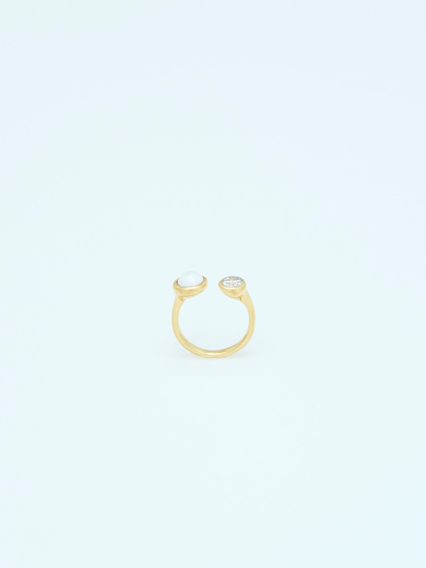 DROP TWIN RING | GOLD