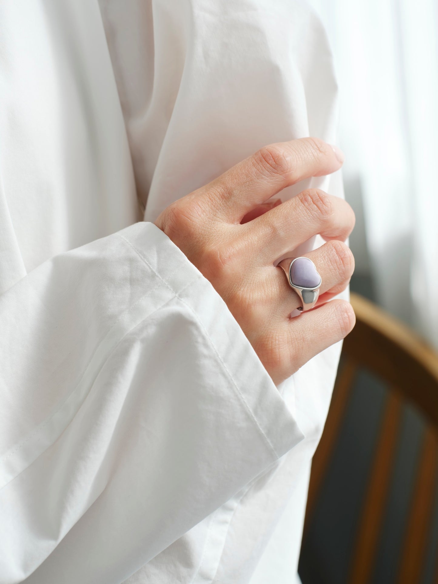 HEART RING | SILVER
