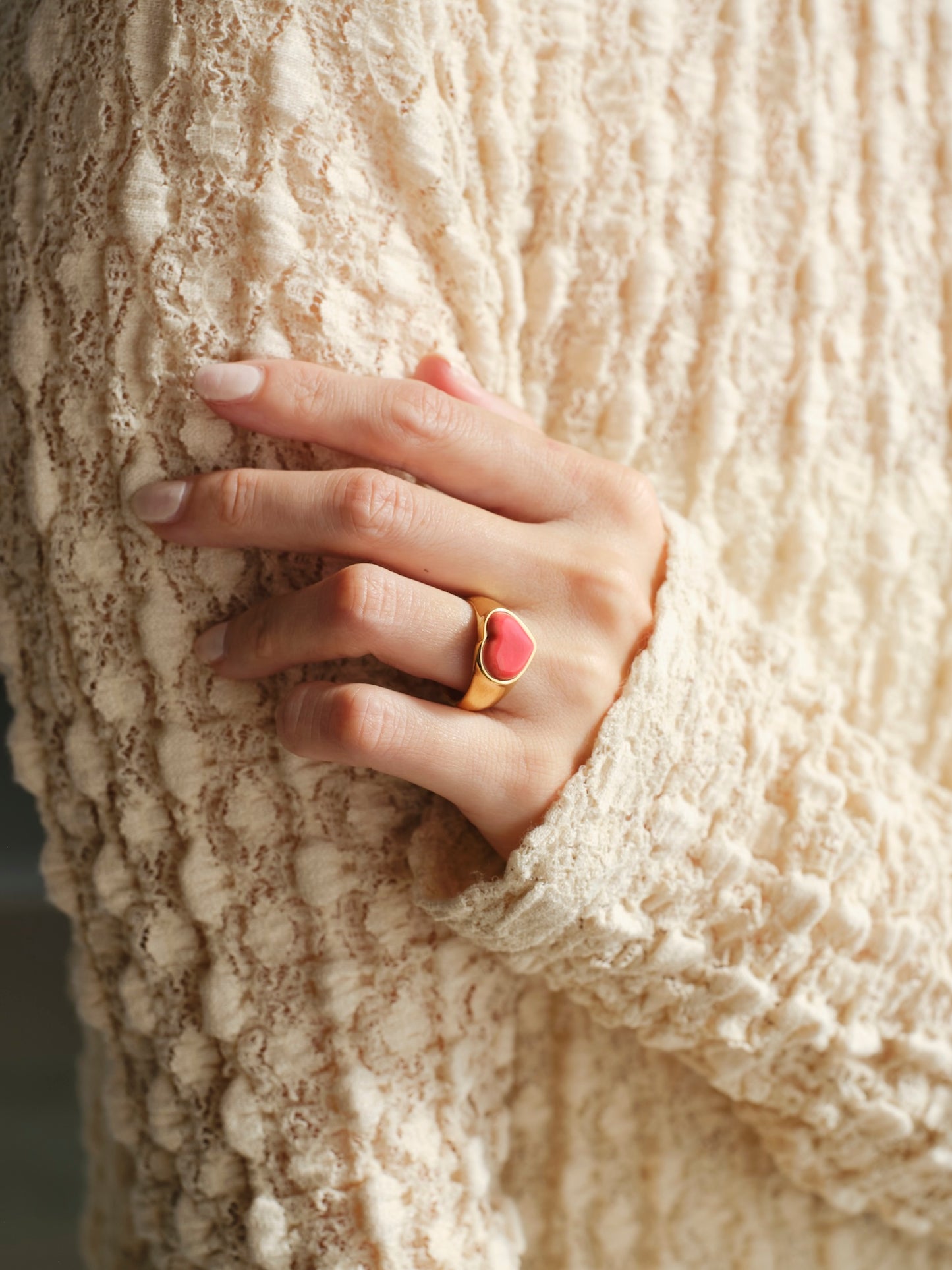 HEART RING | GOLD
