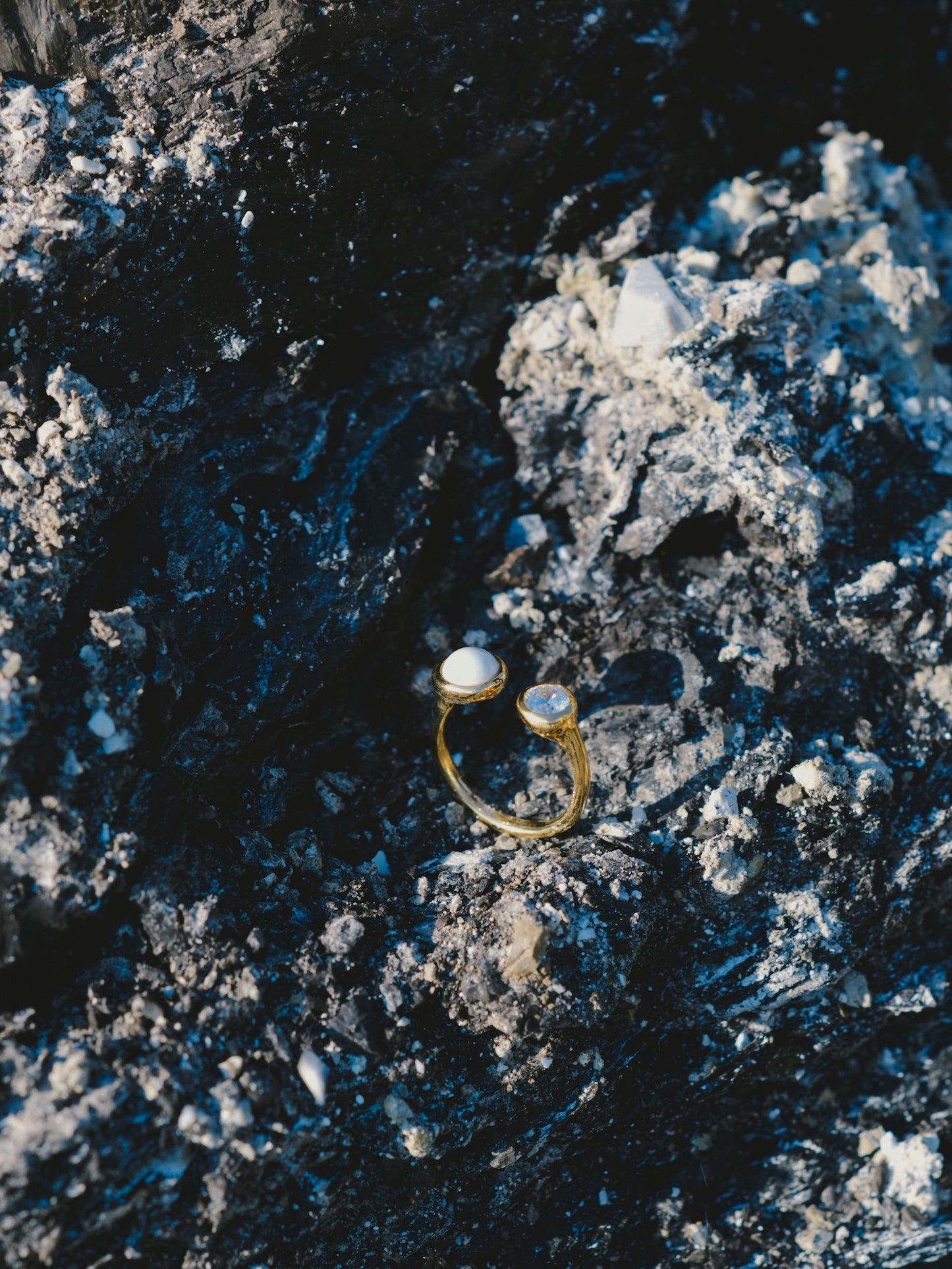 DROP TWIN RING | GOLD