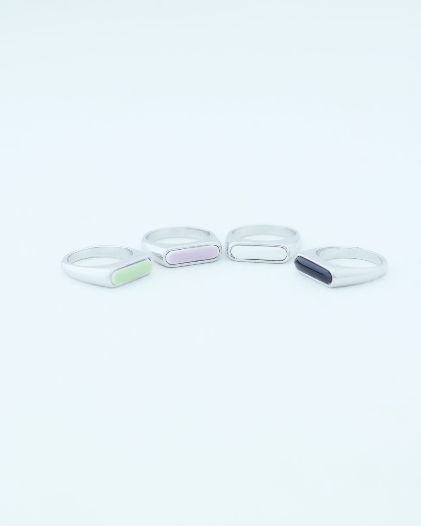 F.RECTANGLE RING | SILVER