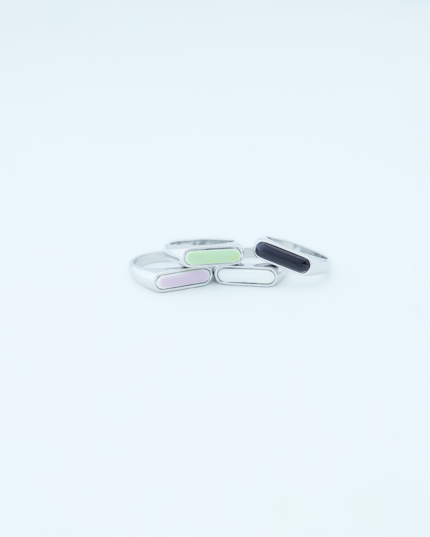 F.RECTANGLE RING | SILVER