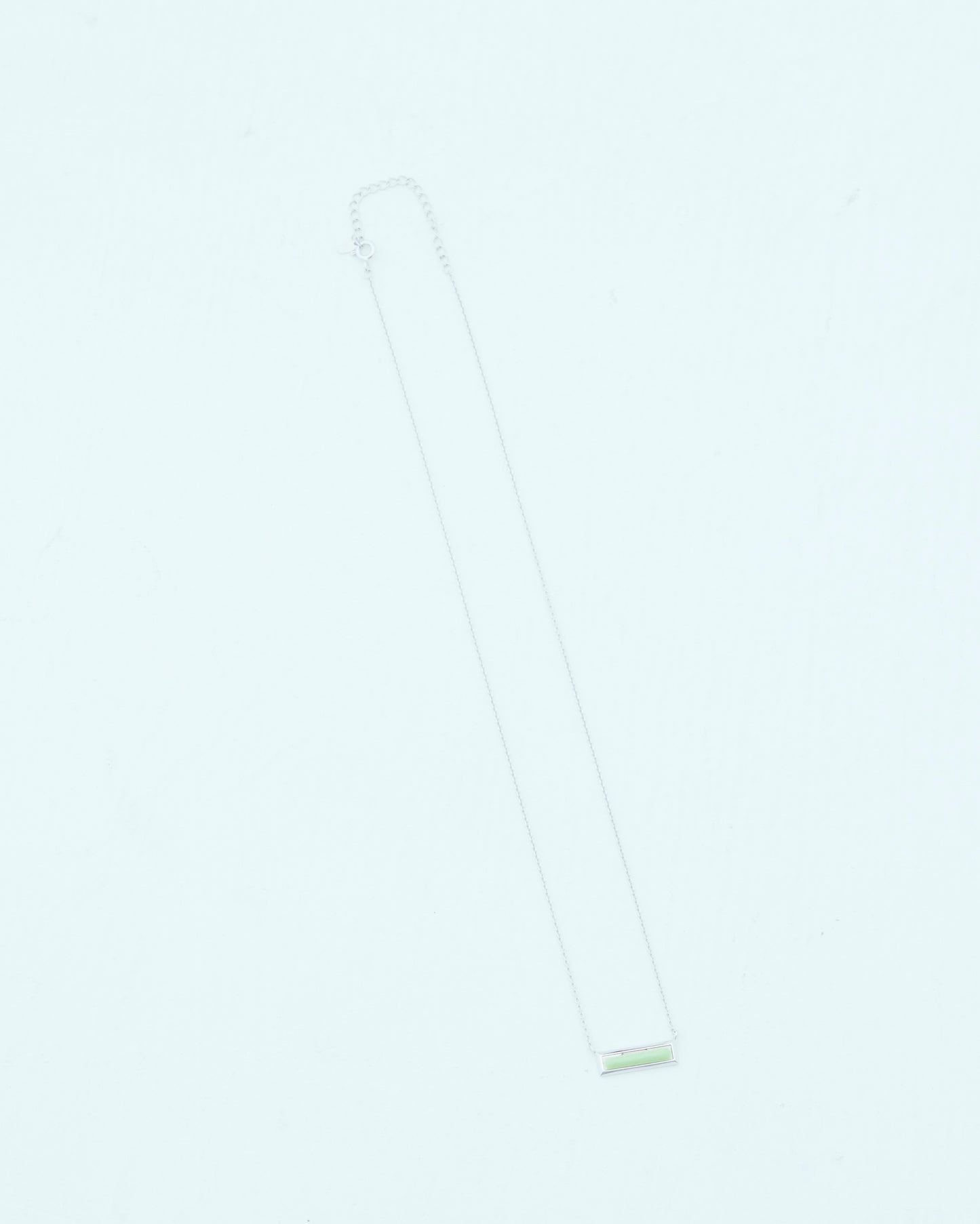 N.RECTANGLE NECKLACE | SILVER