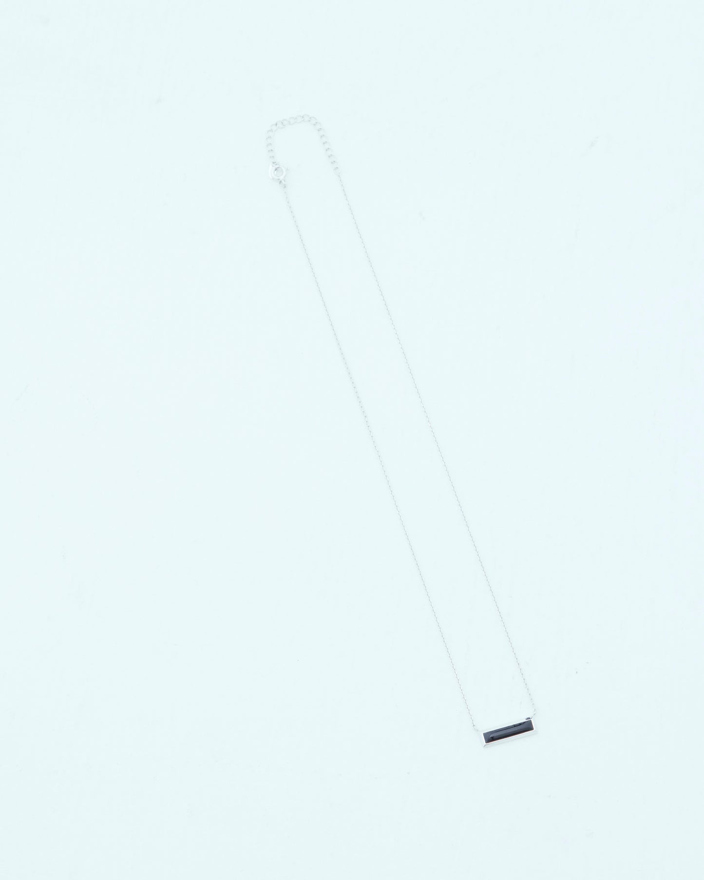 N.RECTANGLE NECKLACE | SILVER