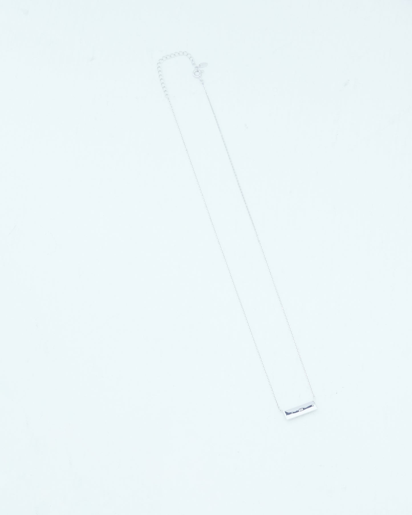 N.RECTANGLE NECKLACE | SILVER