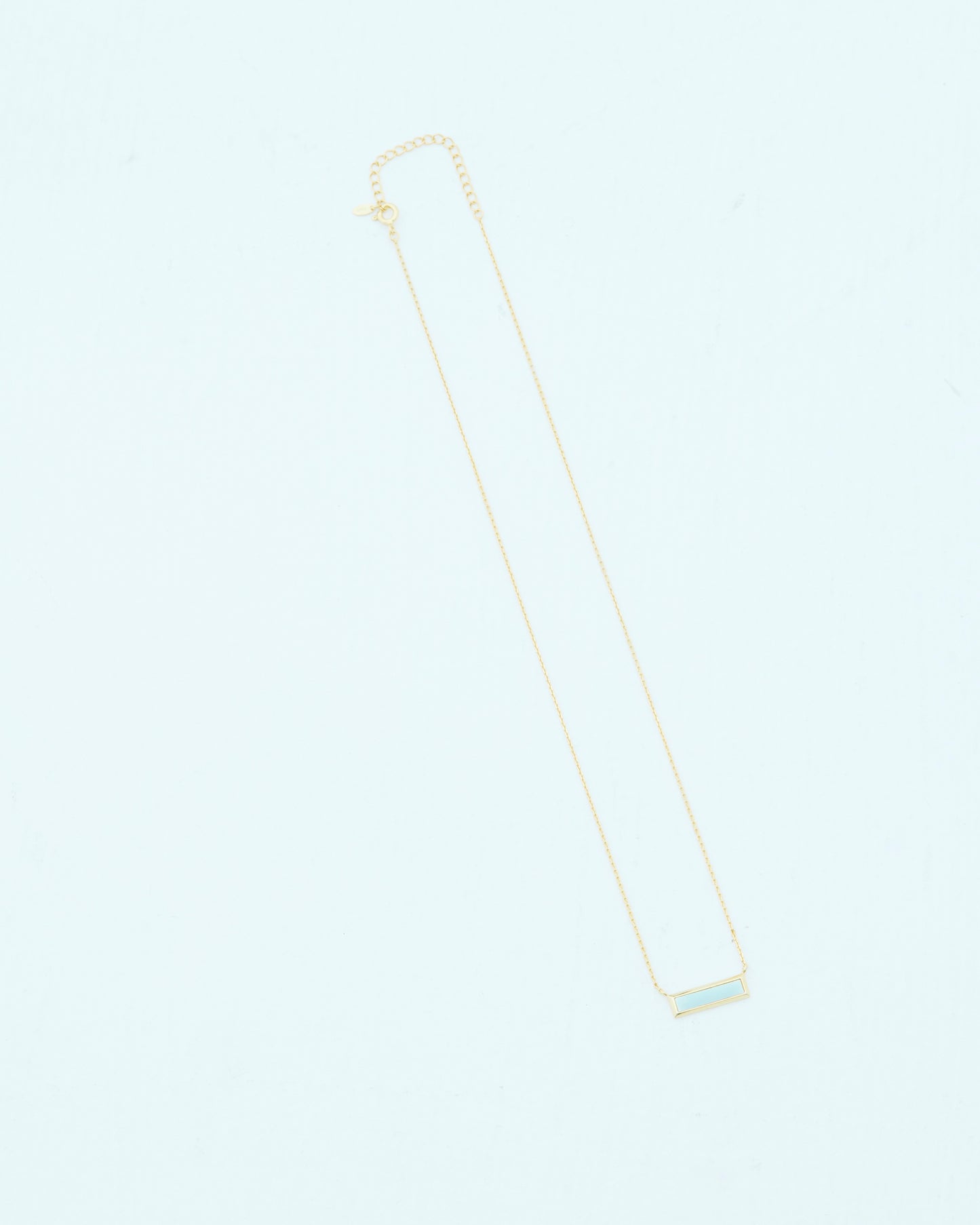 N.RECTANGLE NECKLACE | GOLD