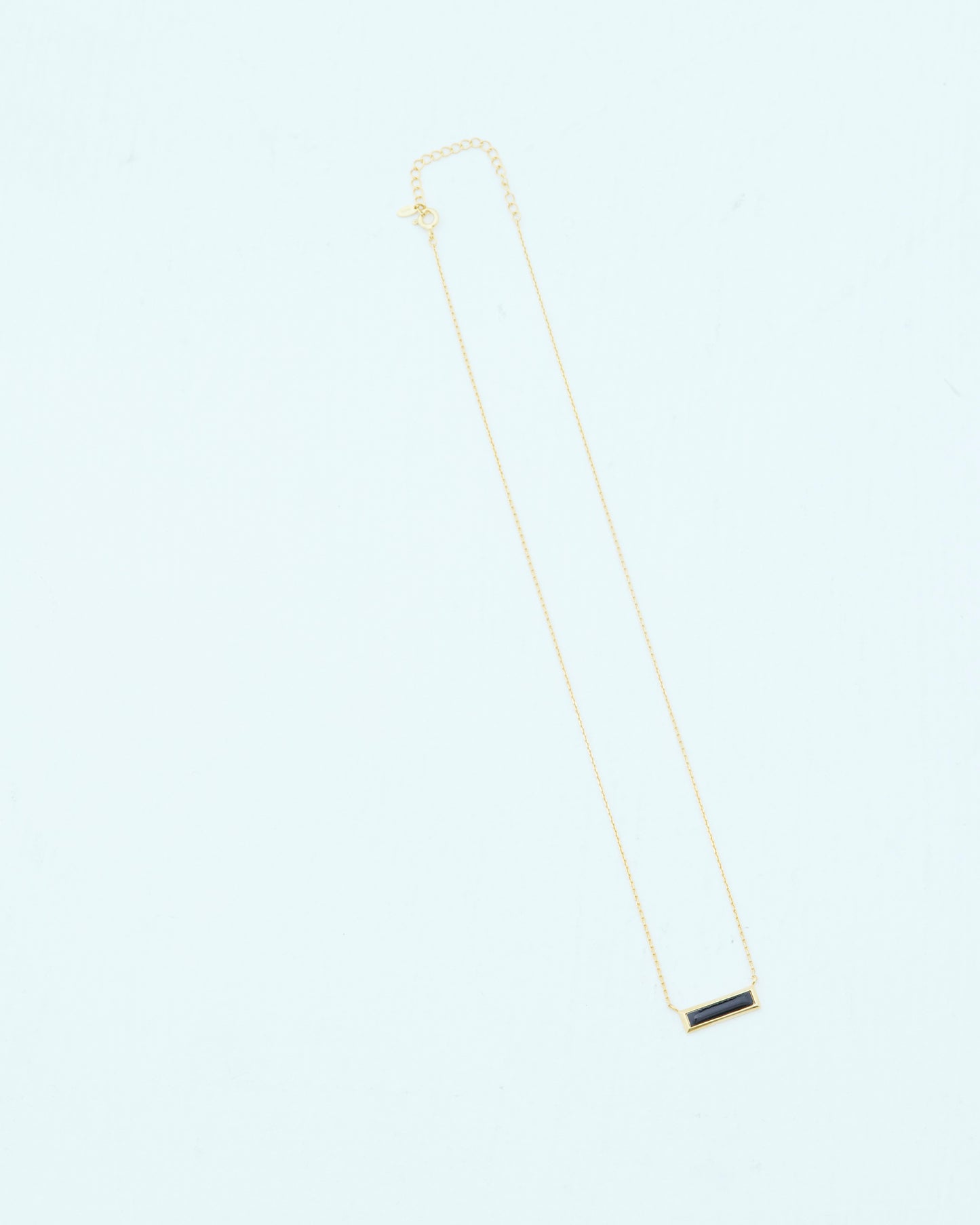 N.RECTANGLE NECKLACE | GOLD