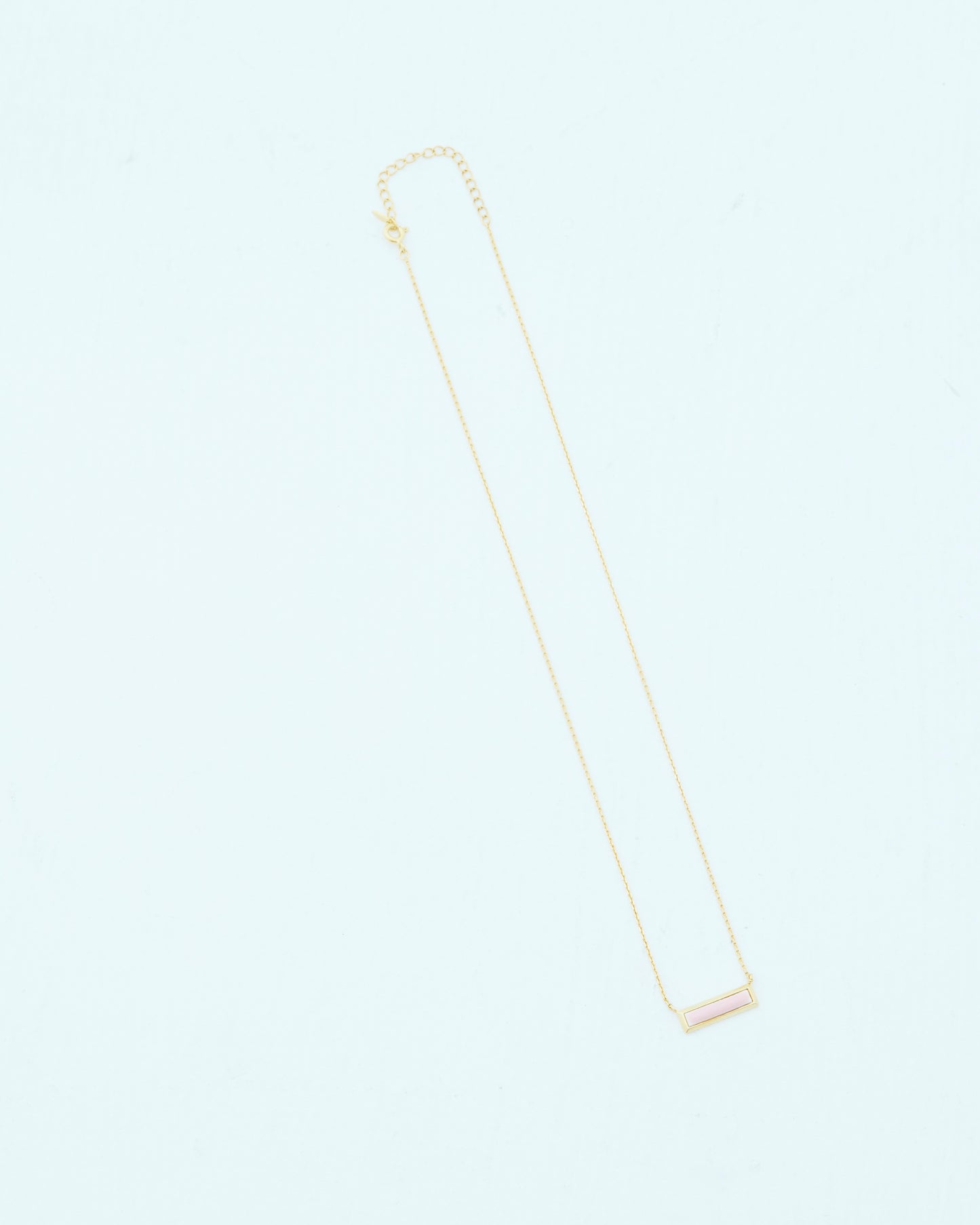 N.RECTANGLE NECKLACE | GOLD