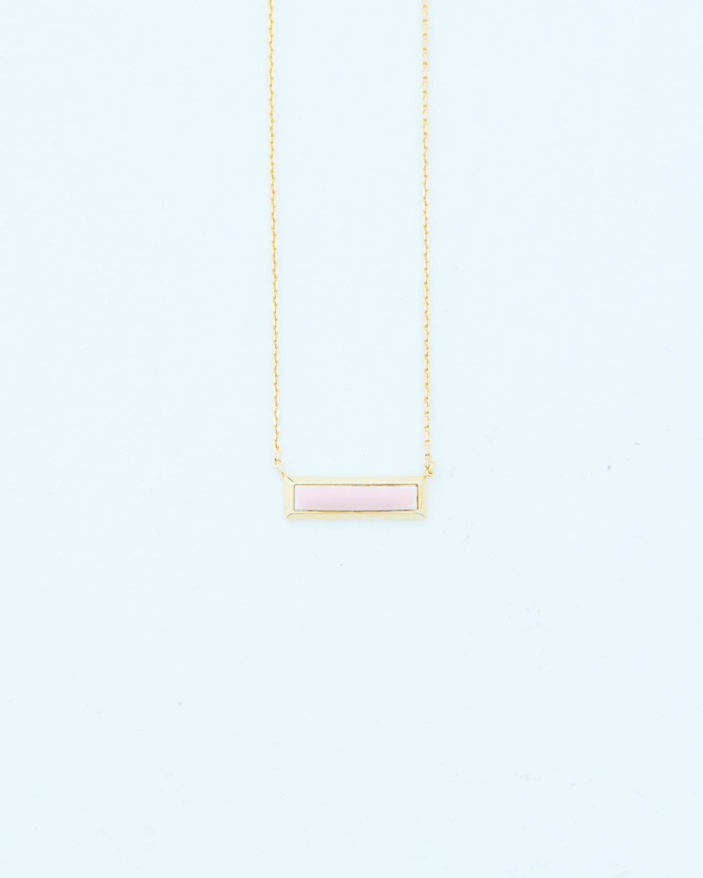N.RECTANGLE NECKLACE | GOLD