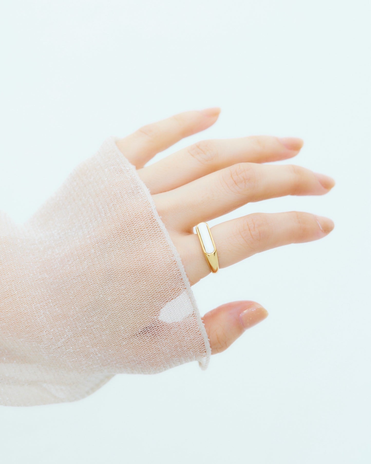 F.RECTANGLE RING | GOLD