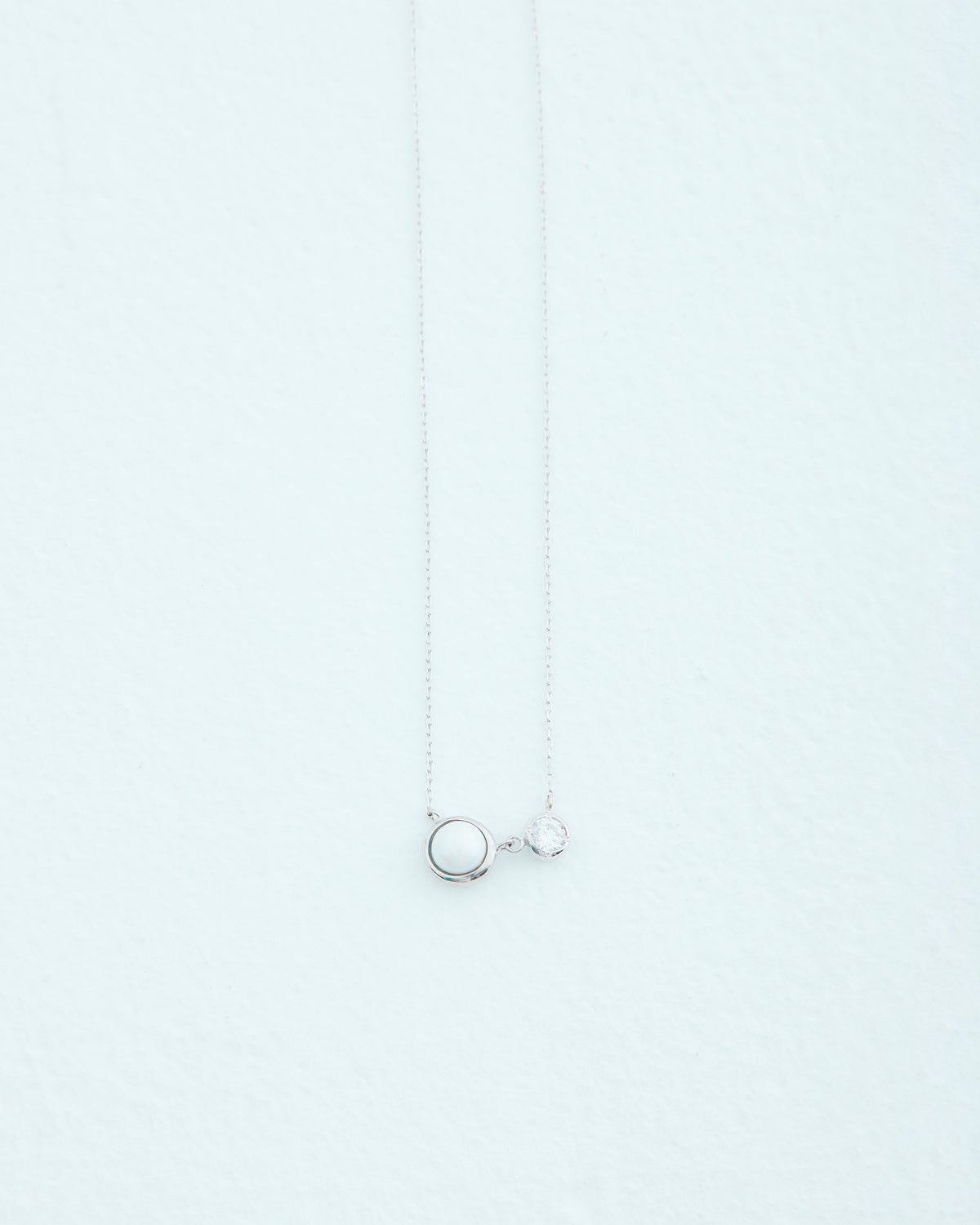DROP TWIN NECKLACE | SILVER – M.MINE