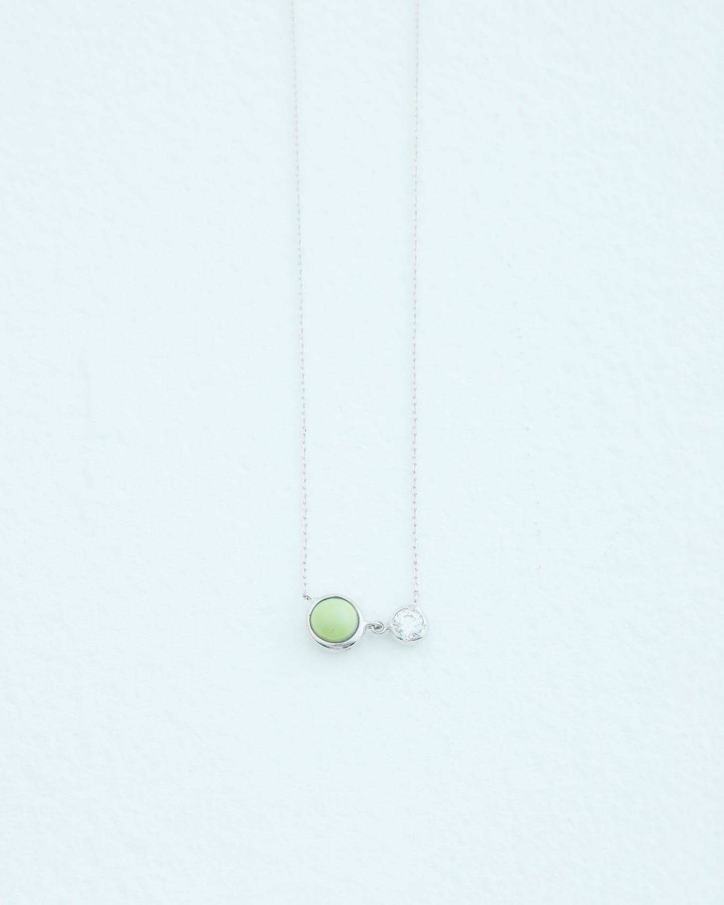 DROP TWIN NECKLACE | SILVER