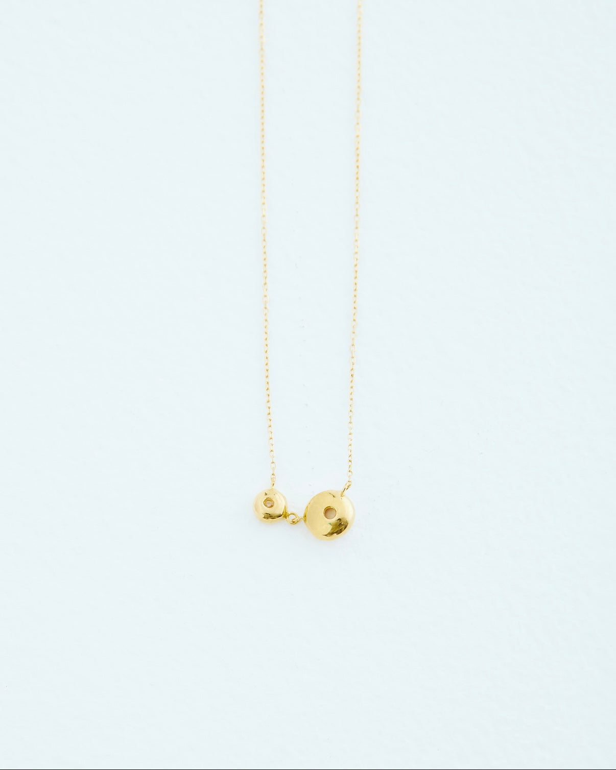 DROP TWIN NECKLACE | GOLD
