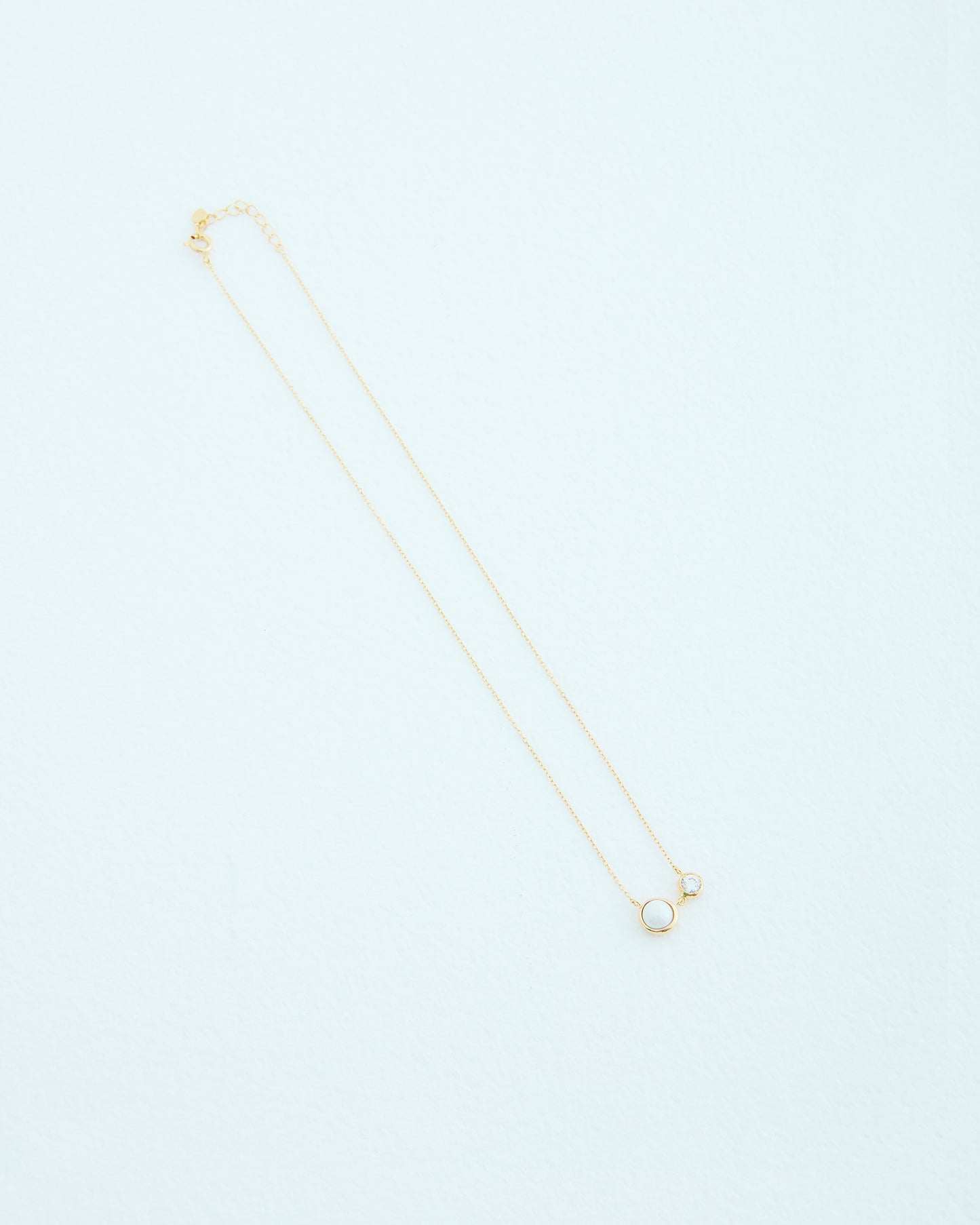DROP TWIN NECKLACE | GOLD