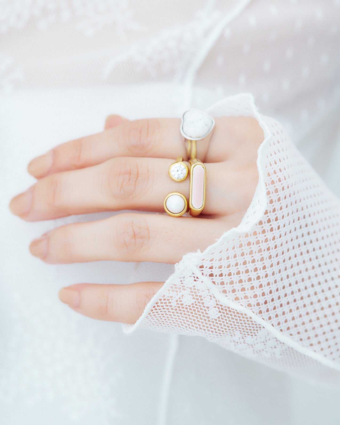 F.RECTANGLE RING | GOLD